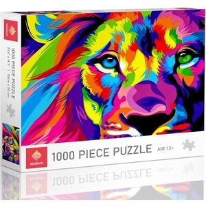 Colorful Puzzles for Adults 1000 Pieces - Lion Challenging and Difficult Puzzle